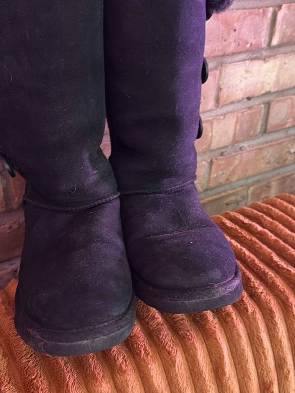 UGG Women's Black Suede Winter Boots